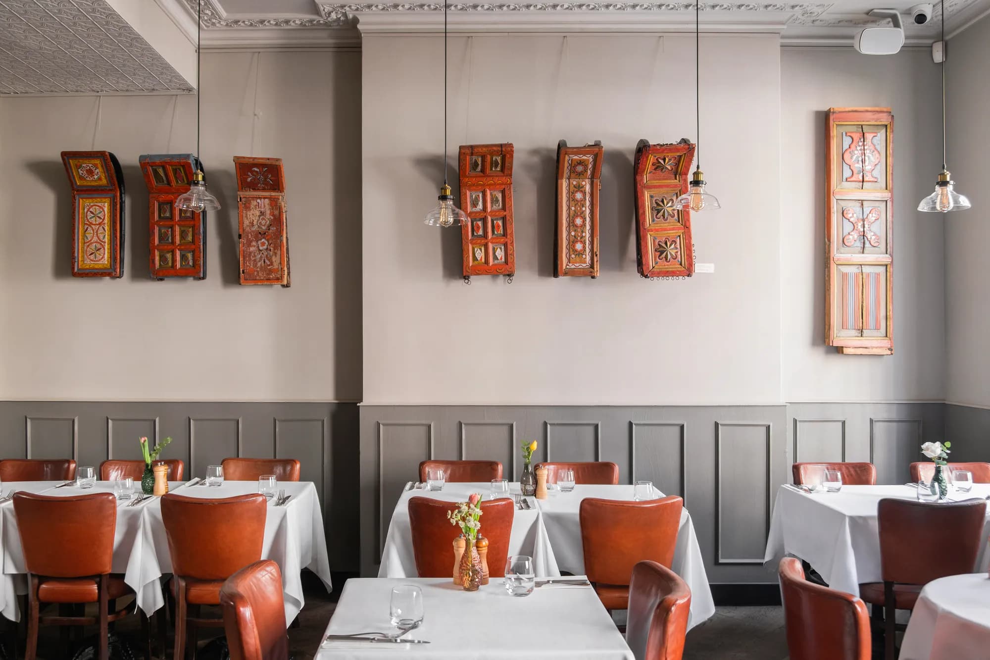 Long table on the first floor at ZIMA