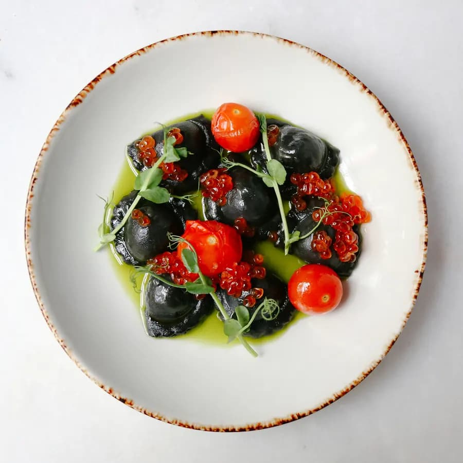 Dumplings with Smoked Cod