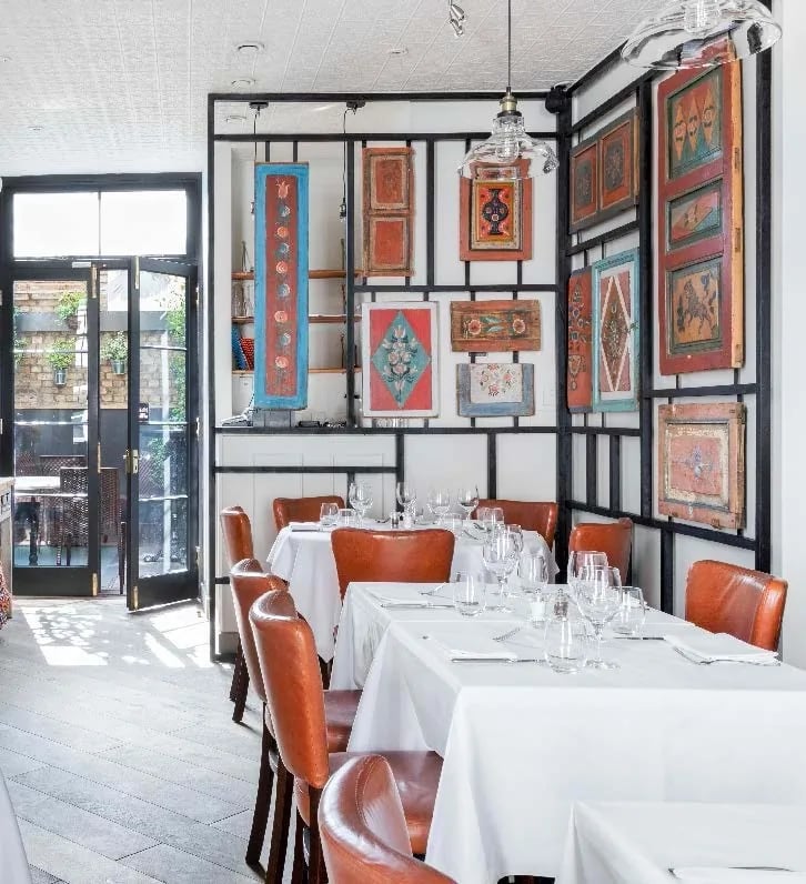 First floor dining room at ZIMA for private hire